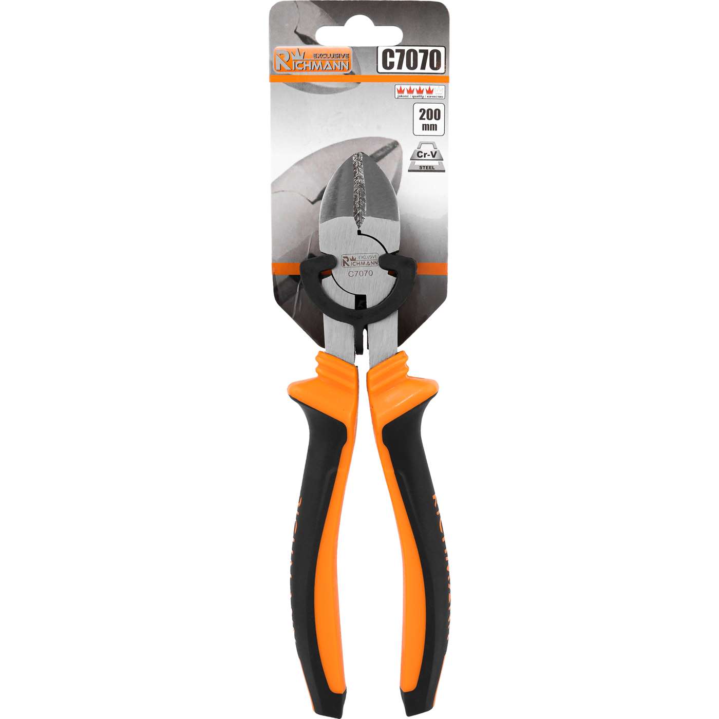 Szczypce tnące obcinaczki boczne 200mm | C7070 - Centrum Techniczne Gałązka