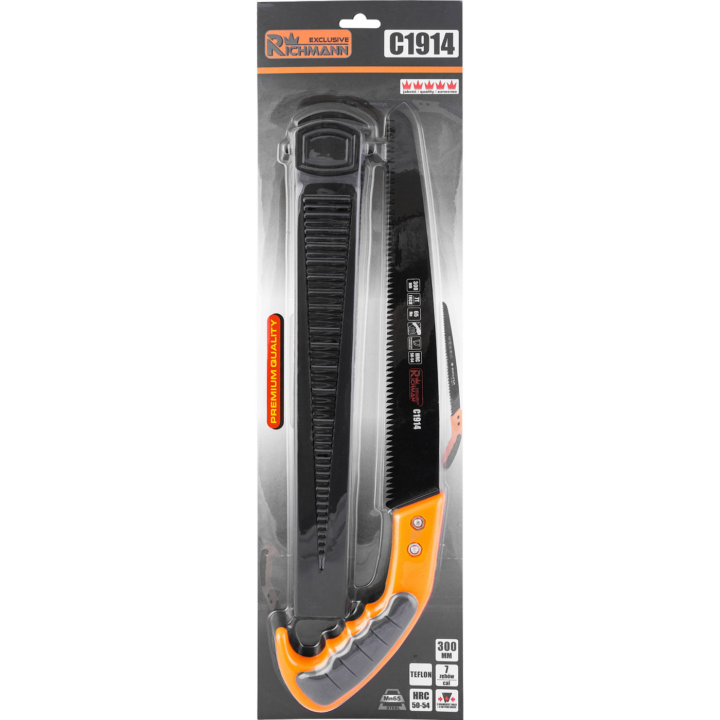 Piłka ręczna do drewna z kaburą 300mm pokryta teflonem | C1914 - Centrum Techniczne Gałązka