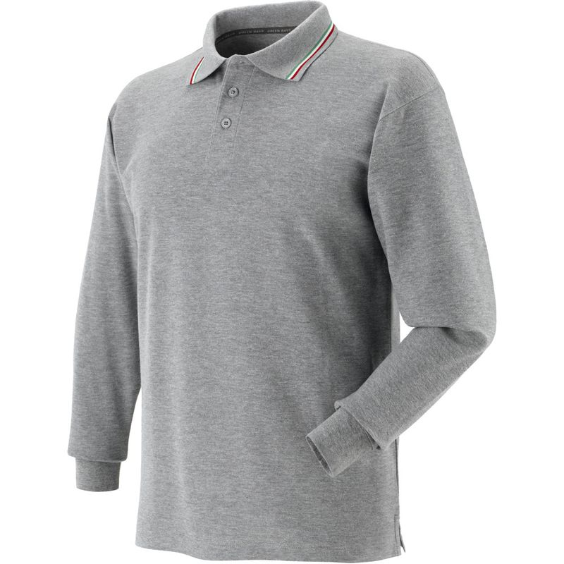 Koszulka polo TRICOLOR szara 2XL – wygodna, lekka i praktyczna do pracy | 471057/XXL