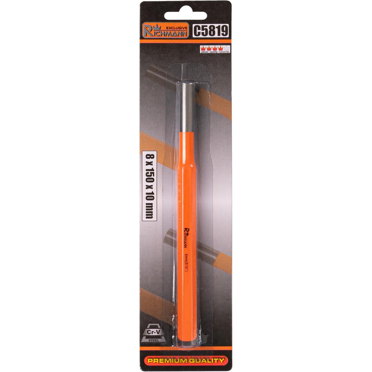 Przebijak/ wybijak ślusarski 8x150mm | C5819 - Centrum Techniczne Gałązka