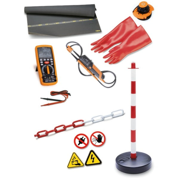 Wózek narzędziowy szafka warsztatowa 6 szuflad z zestawem do samochodów elektrycznych i hybrydowych 81 el. | 2400/RSC24/6-VEM