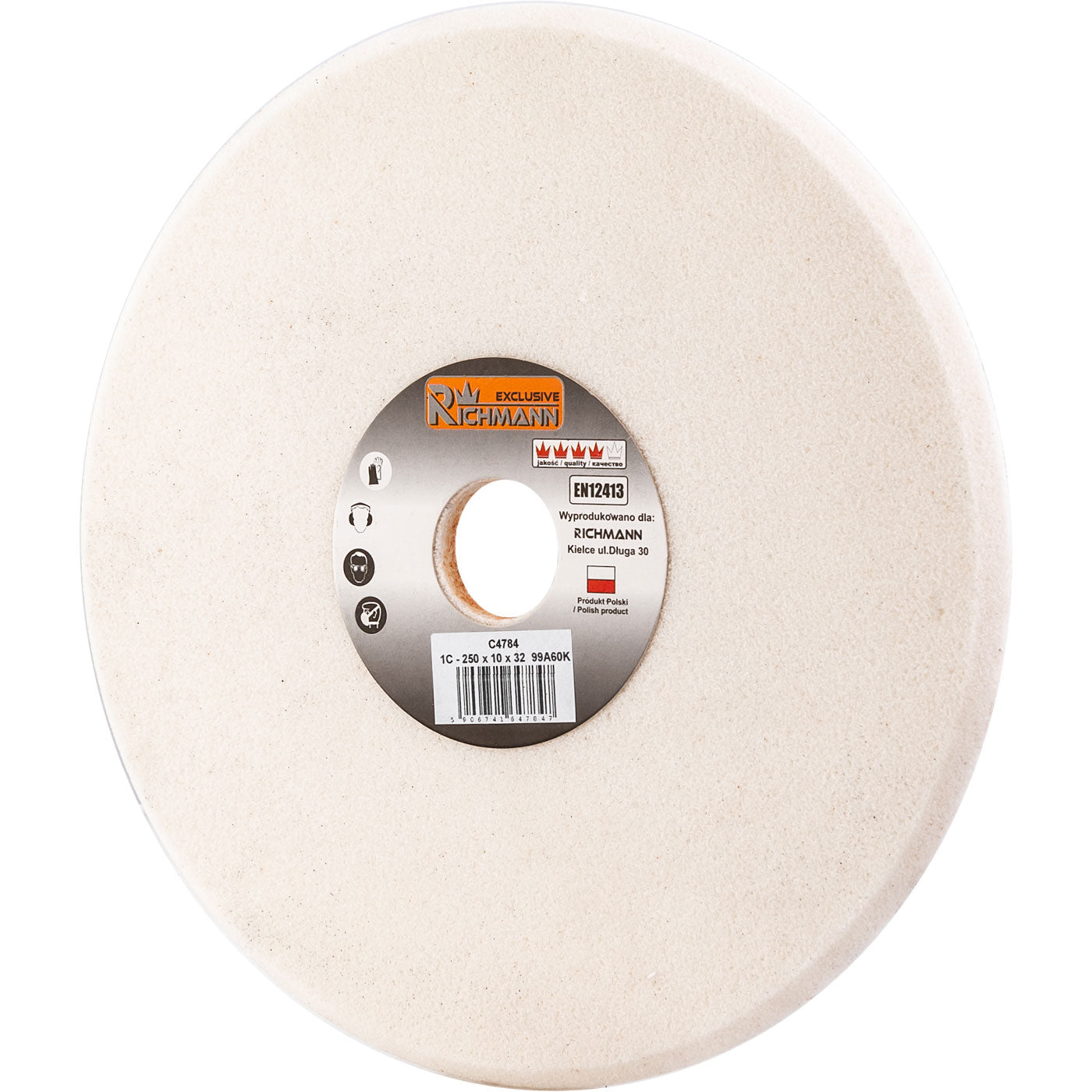 Ściernica ceramiczna do ostrzenia biała 250x10x32mm | C4784 - Centrum Techniczne Gałązka