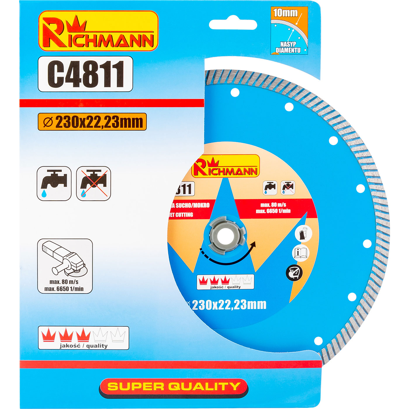 Tarcza diam. turbo 230mm | C4811 - Centrum Techniczne Gałązka