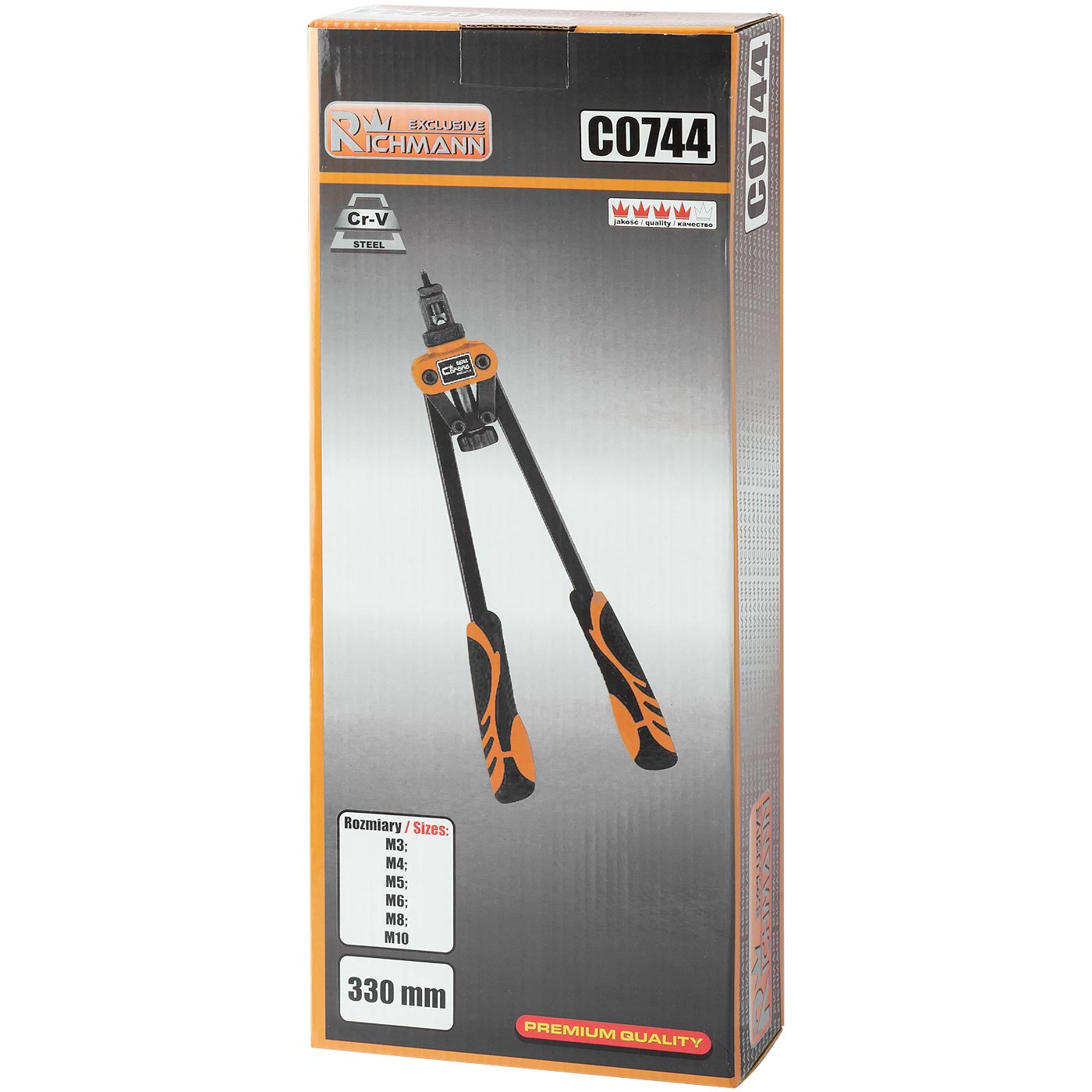 Nitownica do nitonakrętek m3-m10 330 mm | C0744 - Centrum Techniczne Gałązka