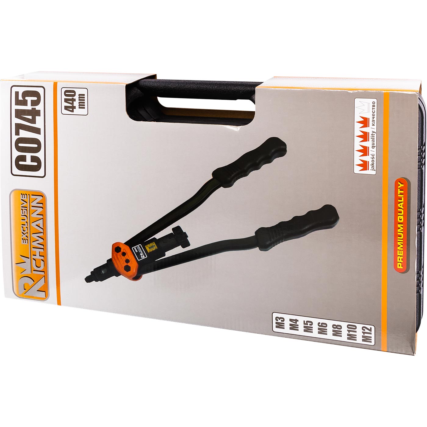 Nitownica do nitonakrętek m3-m12 walizka | C0745