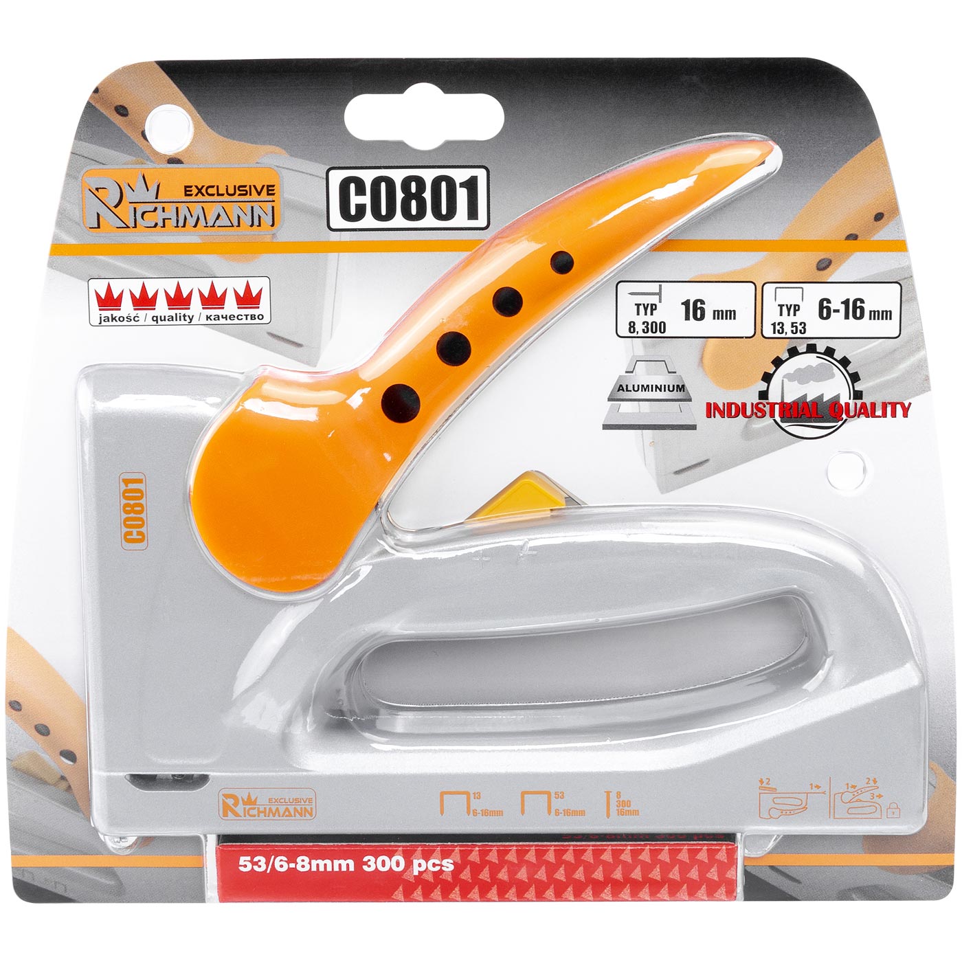 Zszywacz 6-16mm aluminiowy | C0801 - Centrum Techniczne Gałązka