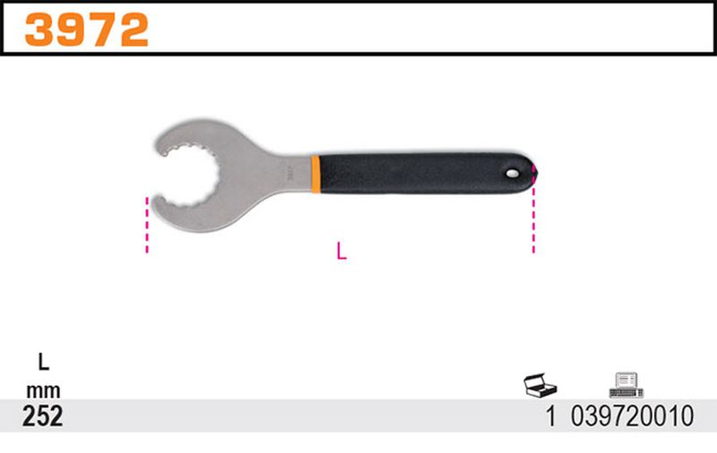 Klucz do misek suportu Shimano-Campagniolo | 3972 - Centrum Techniczne Gałązka