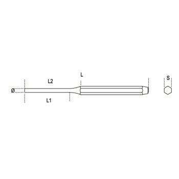 Wybijak cylindryczny 4mm | 31/4 - Centrum Techniczne Gałązka