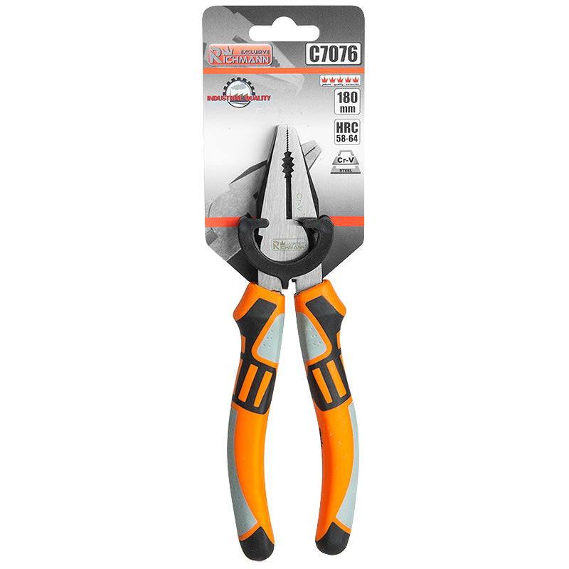 Szczypce uniwersalne kombinerki industry 180mm | C7076 - Centrum Techniczne Gałązka