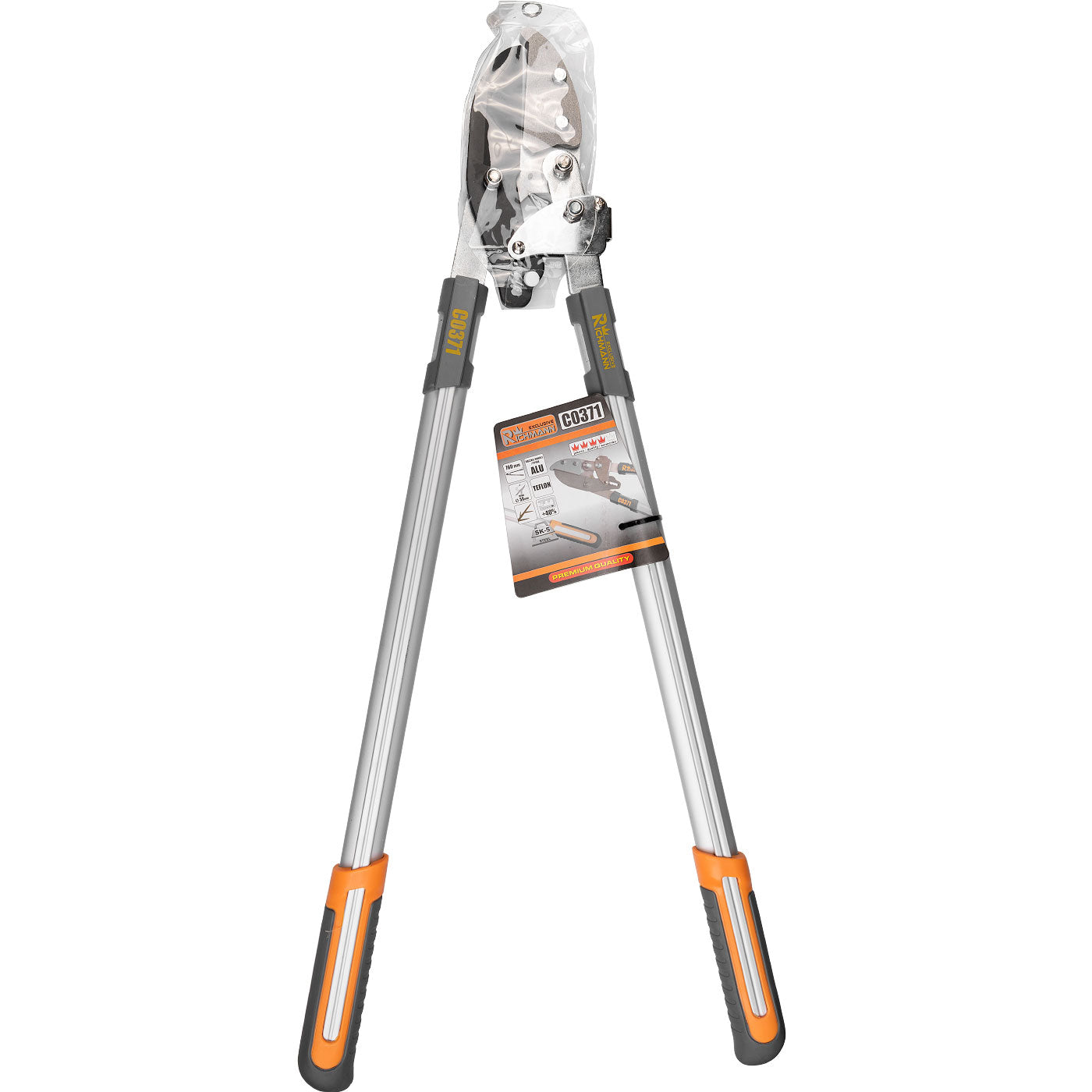 Nożyce do gałęzi aluminiowe kowadełkowe, teflon, sk-5 | C0371 - Centrum Techniczne Gałązka