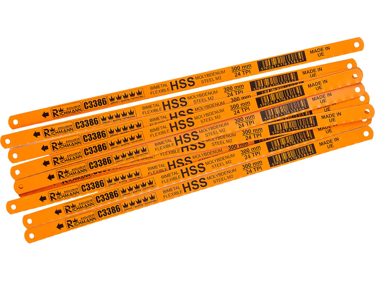 Brzeszczot 300 mm bi-metal ,stal molibden m2, HSS, 24 zęby/cal 1 szt. | C3386 - Centrum Techniczne Gałązka