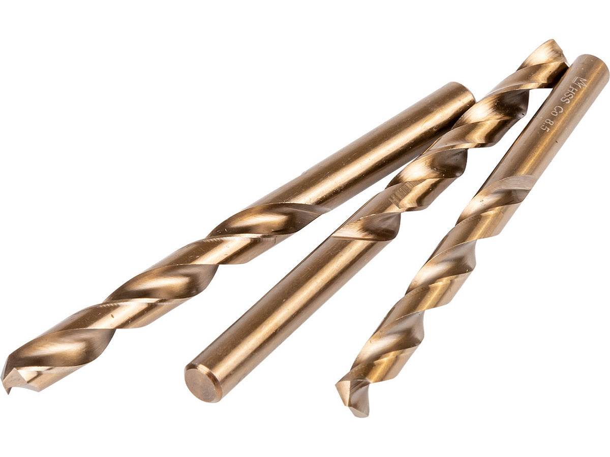 Wiertła do metalu kobaltowe 1-10 mm 19 elem. plastikowe pudełko | C9801 - Centrum Techniczne Gałązka