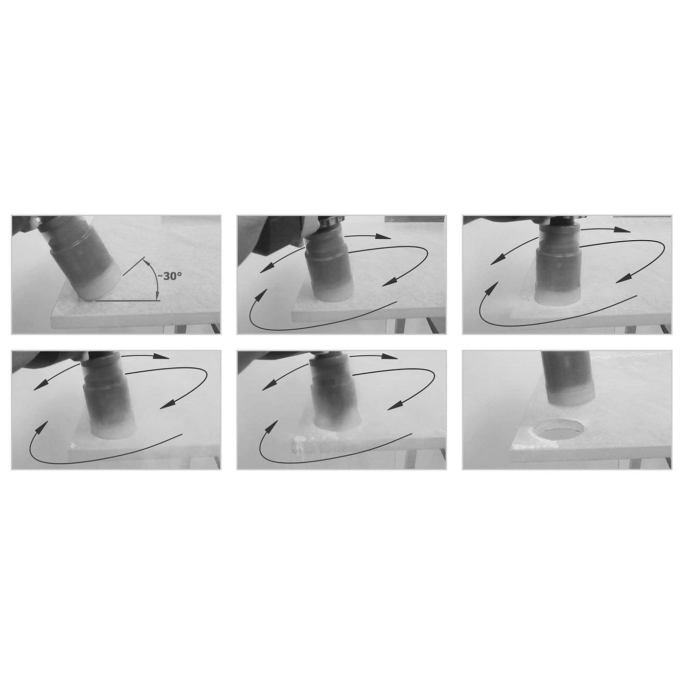 Otwornice diamentowe 6 - 68 mm M14 8 el. w walizce | C4848