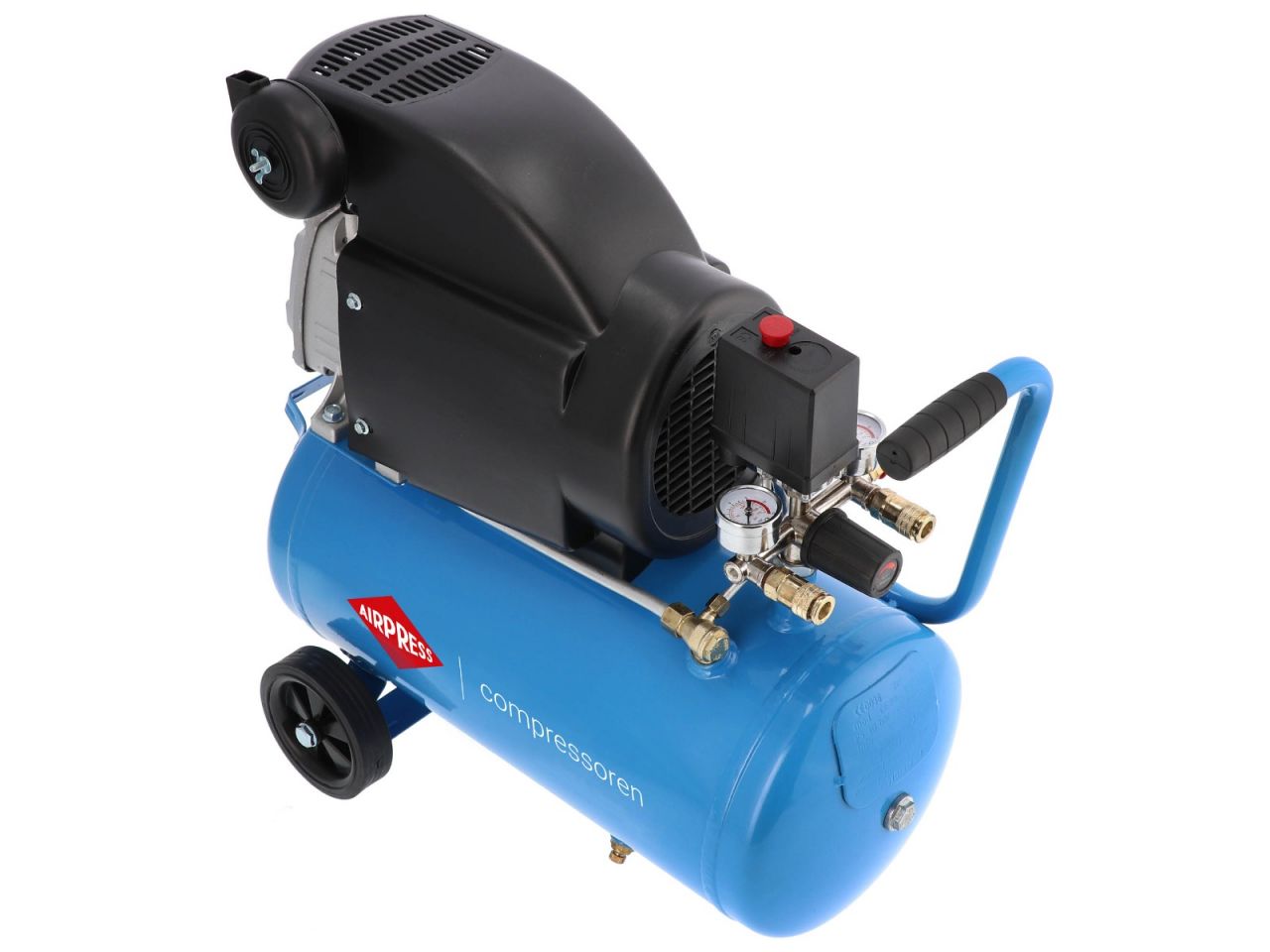 HL310-25 Sprężarka kompresor 24l na kółkach 157l/min 8 bar 230V. | 36839-1