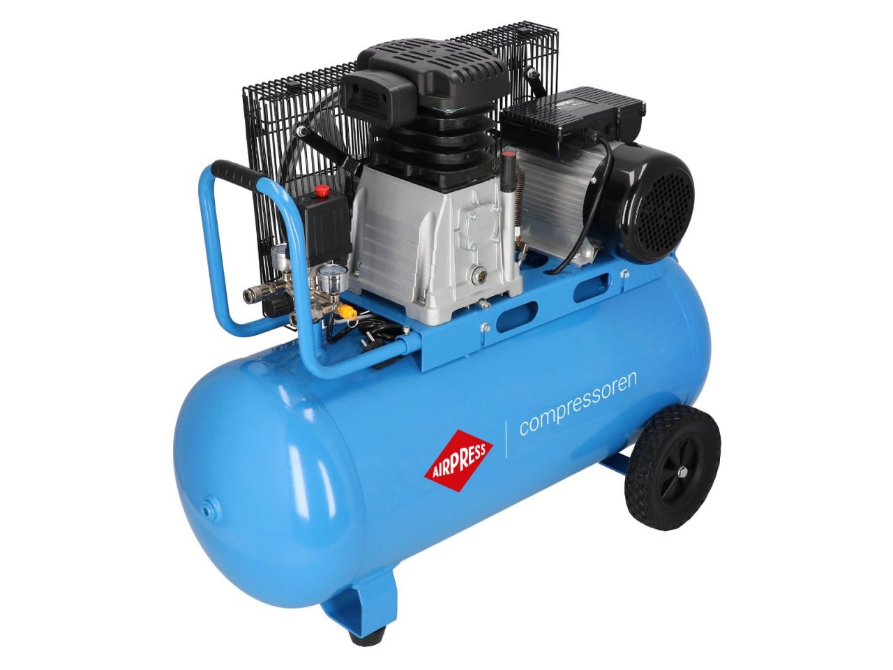 HL340-90 Sprężarka kompresor 90l dwutłokowy 272 l/min 10bar 230V. | 36844-E