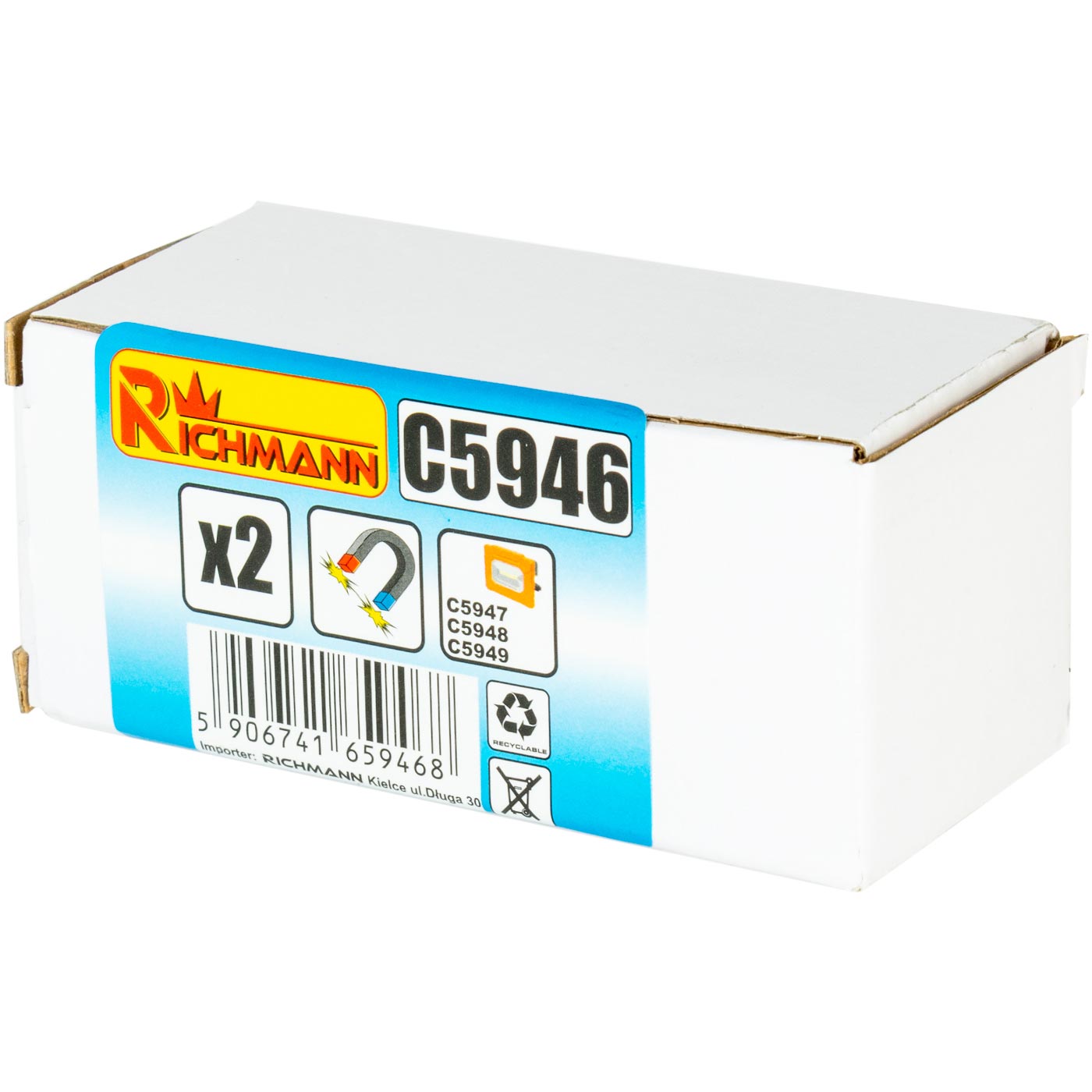 Uchwyt magnetyczny do lamp c5947,c5948 i c5949 - 2 szt | C5946 - Centrum Techniczne Gałązka