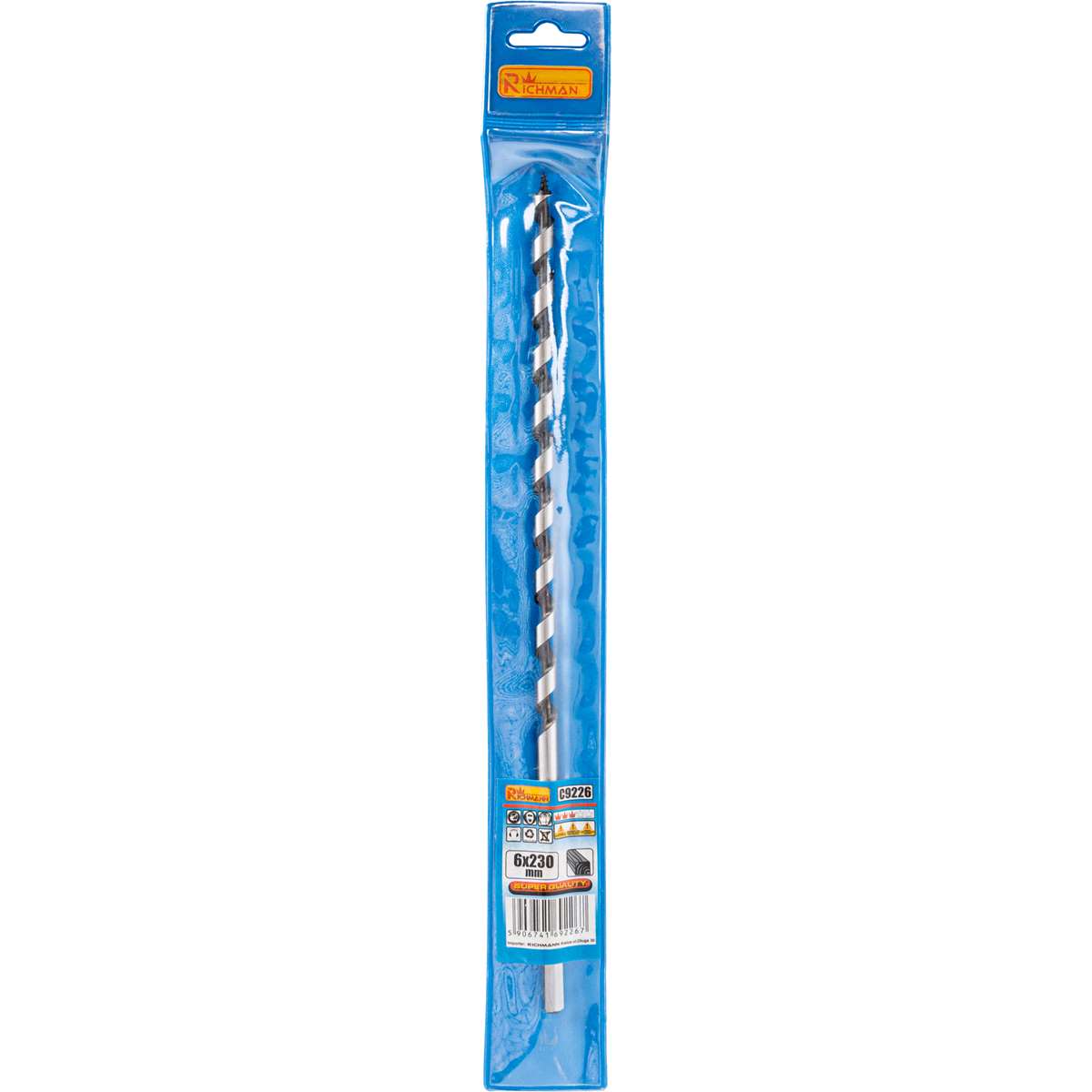 Wiertło świder do drewna 6x230mm | C9226 - Centrum Techniczne Gałązka