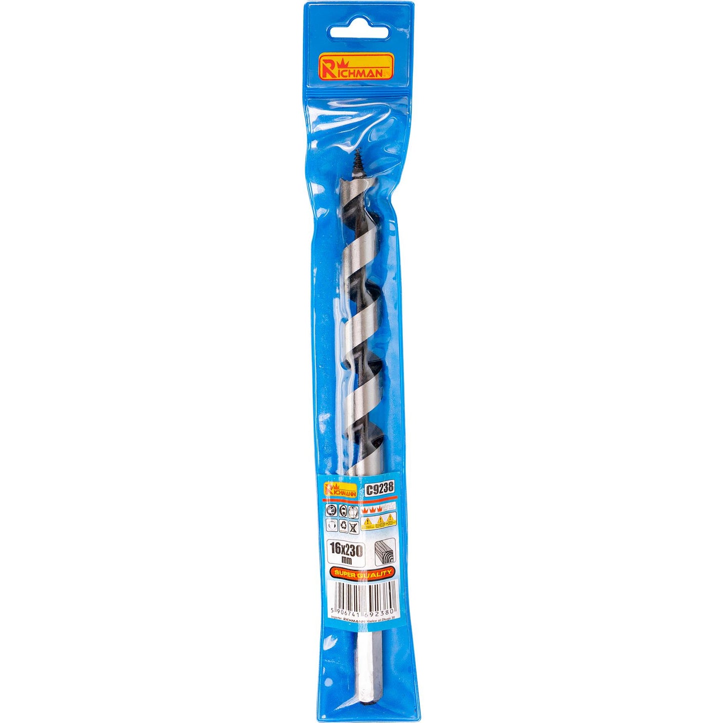 Wiertło świder do drewna 16x230mm | C9238 - Centrum Techniczne Gałązka