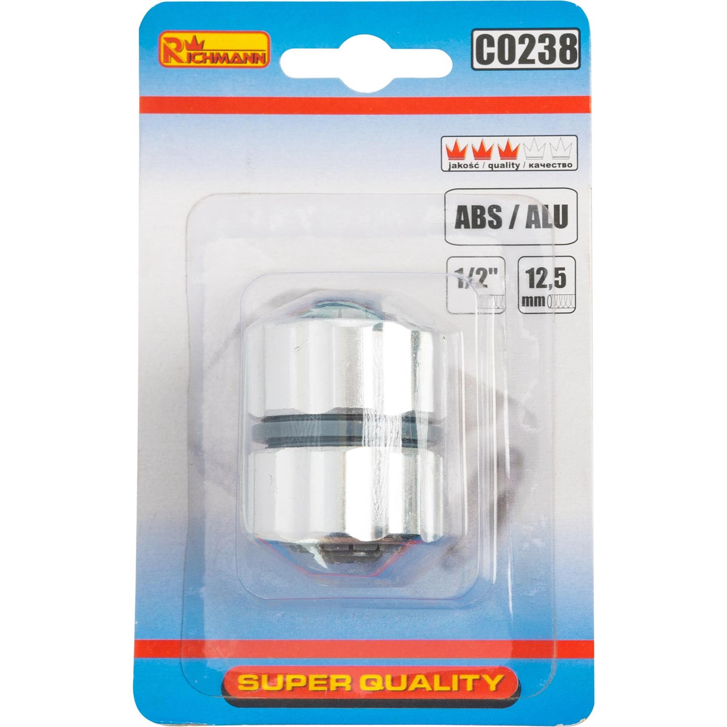 Reparator do węża ogrodowego 1/2' alu/guma | C0238 - Centrum Techniczne Gałązka