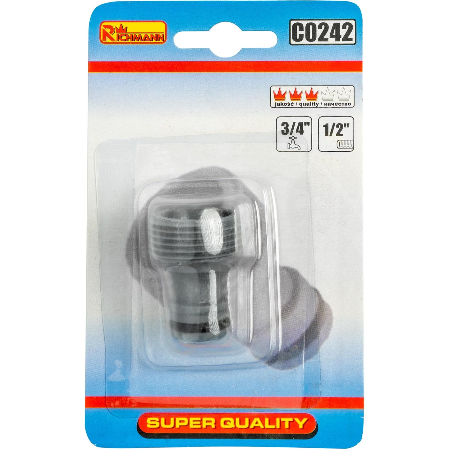 Nypel ogrodowy 3/4" | C0242 - Centrum Techniczne Gałązka