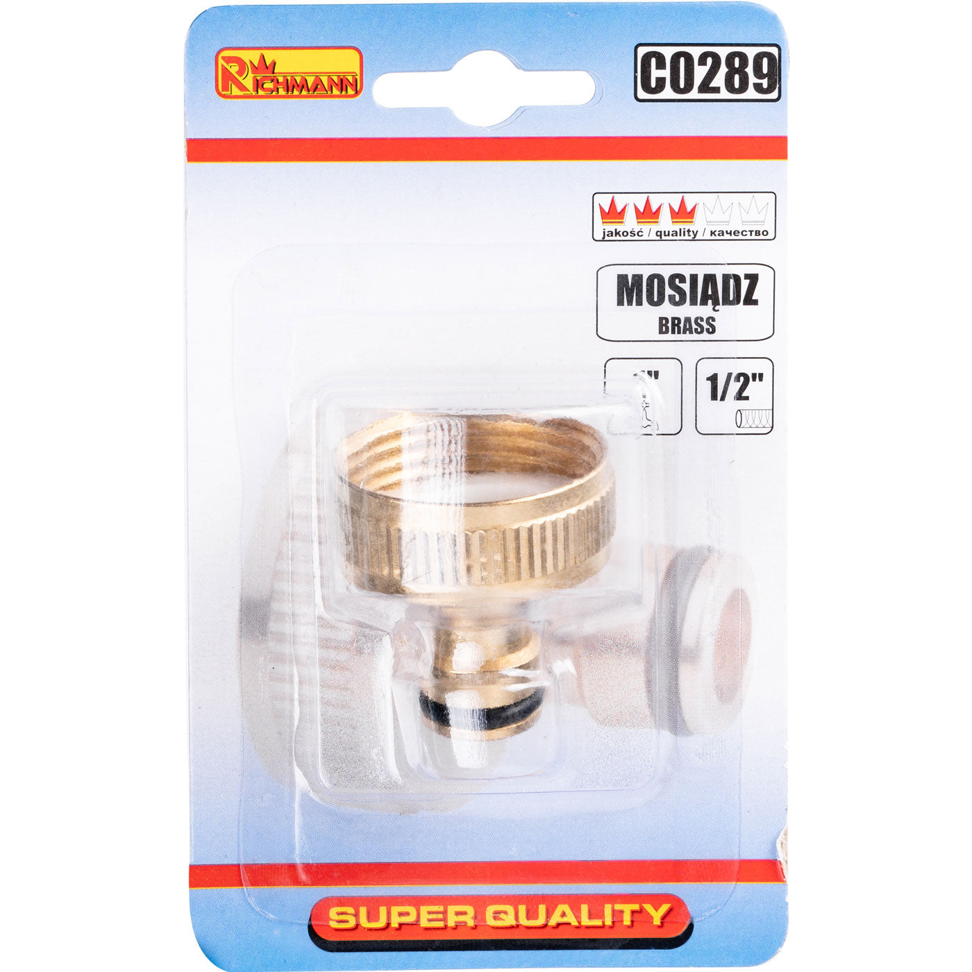 Przyłącze do kranu 1' mosiądz | C0289 - Centrum Techniczne Gałązka