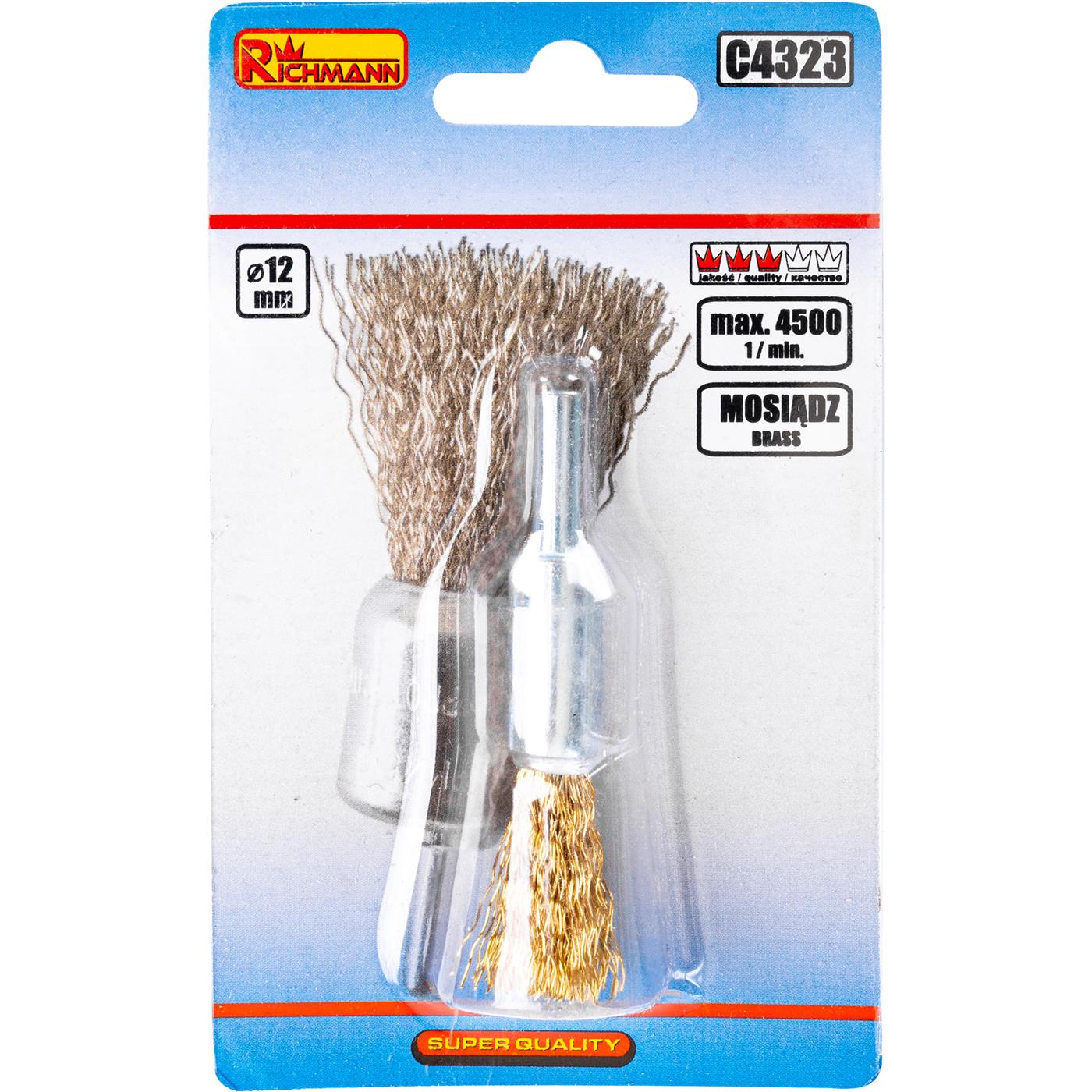 Szczotka do wiert. pędzelkowa mosiądz 12mm | C4323 - Centrum Techniczne Gałązka