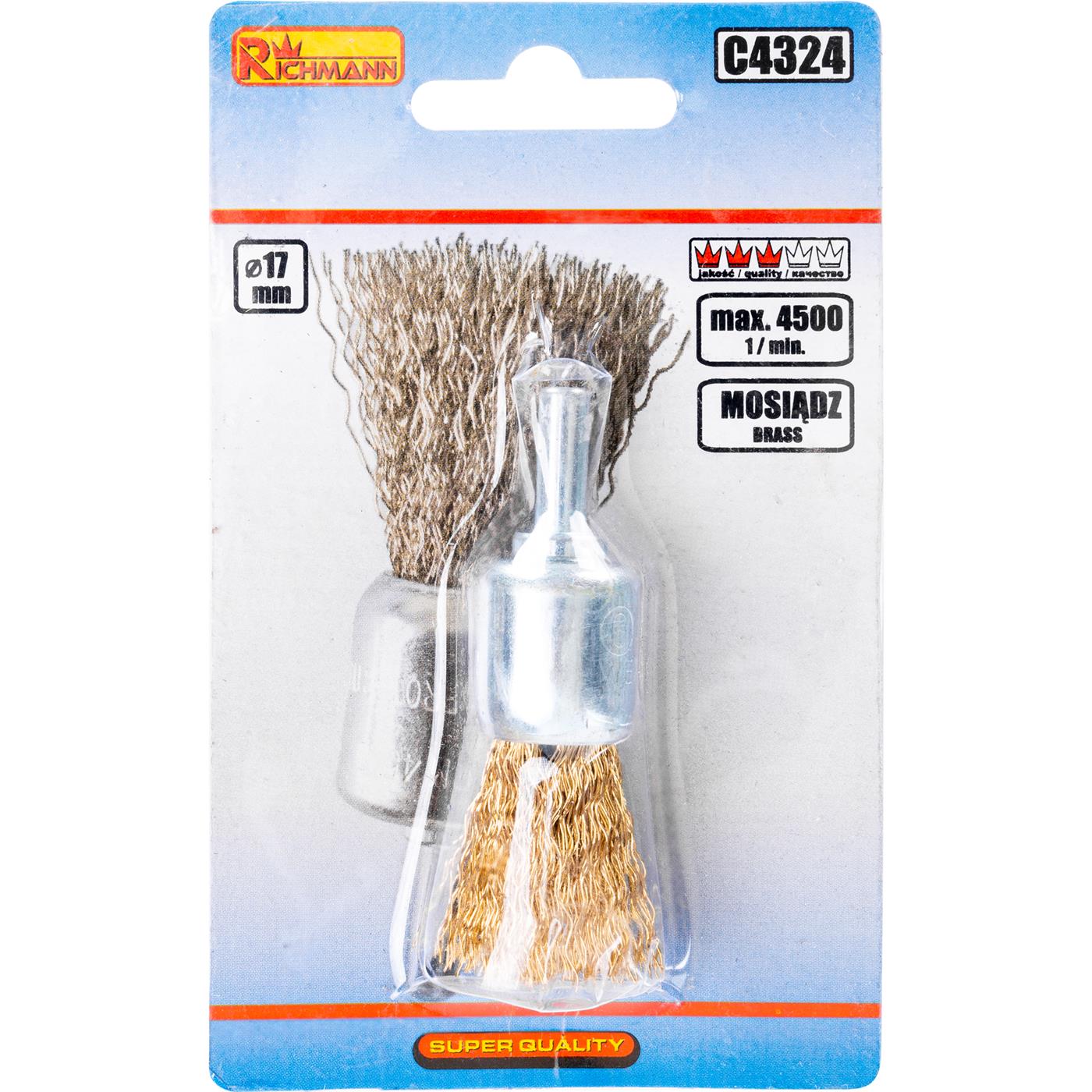Szczotka do wiert. pędzelkowa mosiądz 17mm | C4324 - Centrum Techniczne Gałązka