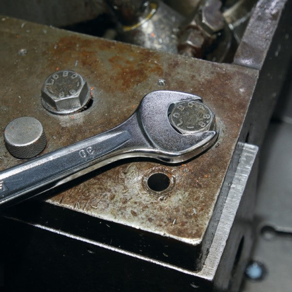 Klucz płasko-oczkowy chromowany 21mm NEW | 42NEW/21