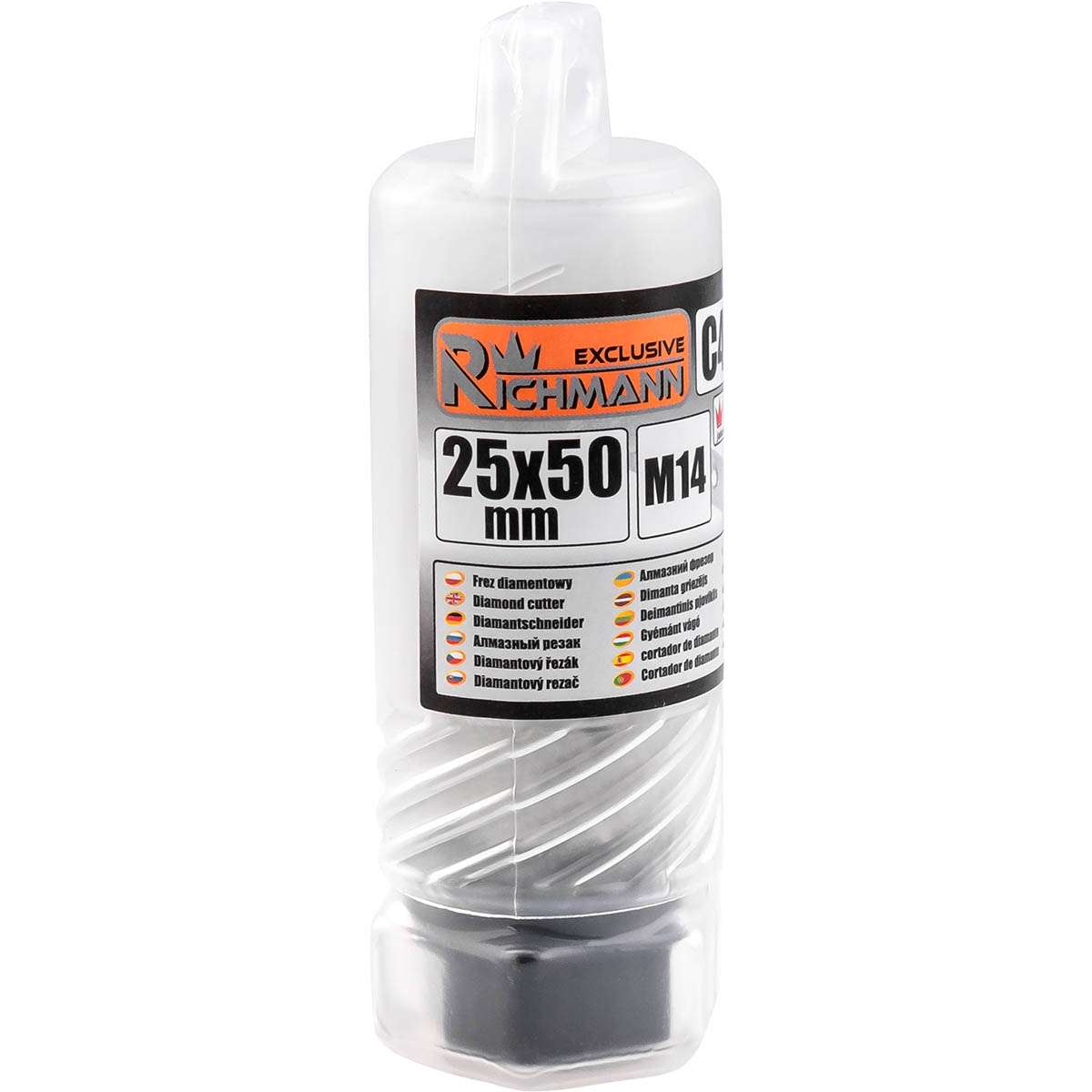 Frez diamentowy 25x50 mm M14 kształt walca | C4846 - Centrum Techniczne Gałązka