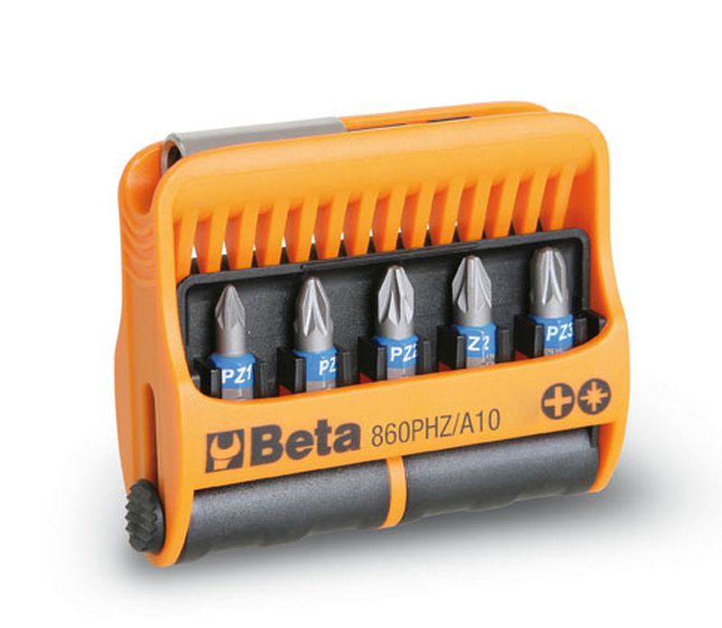 Zestaw końcówek wkrętakowych 10szt + uchwyt magnetyczny | 860PHZ/A10