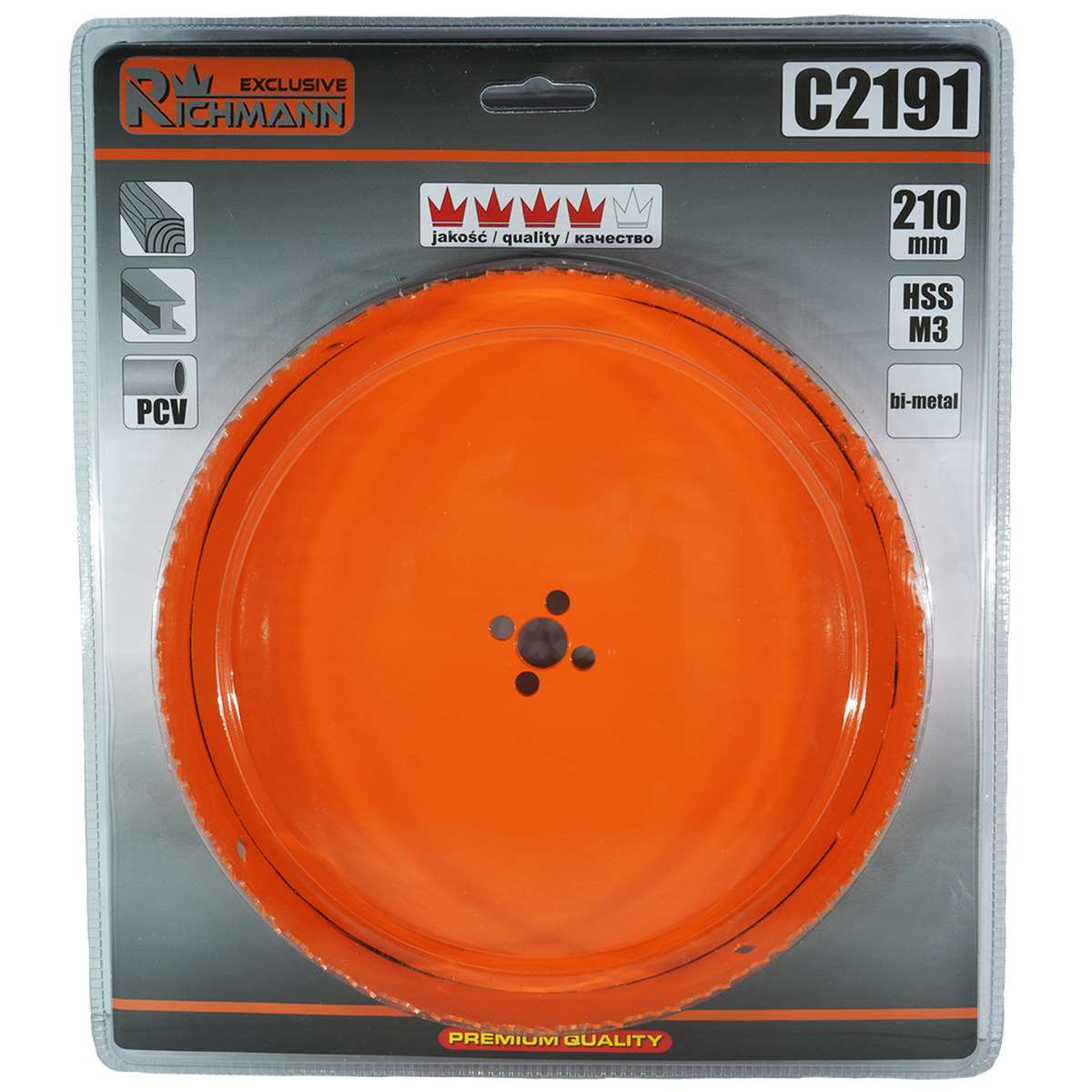 Otwornica bimetalowa HSS 210 mm | C2191
