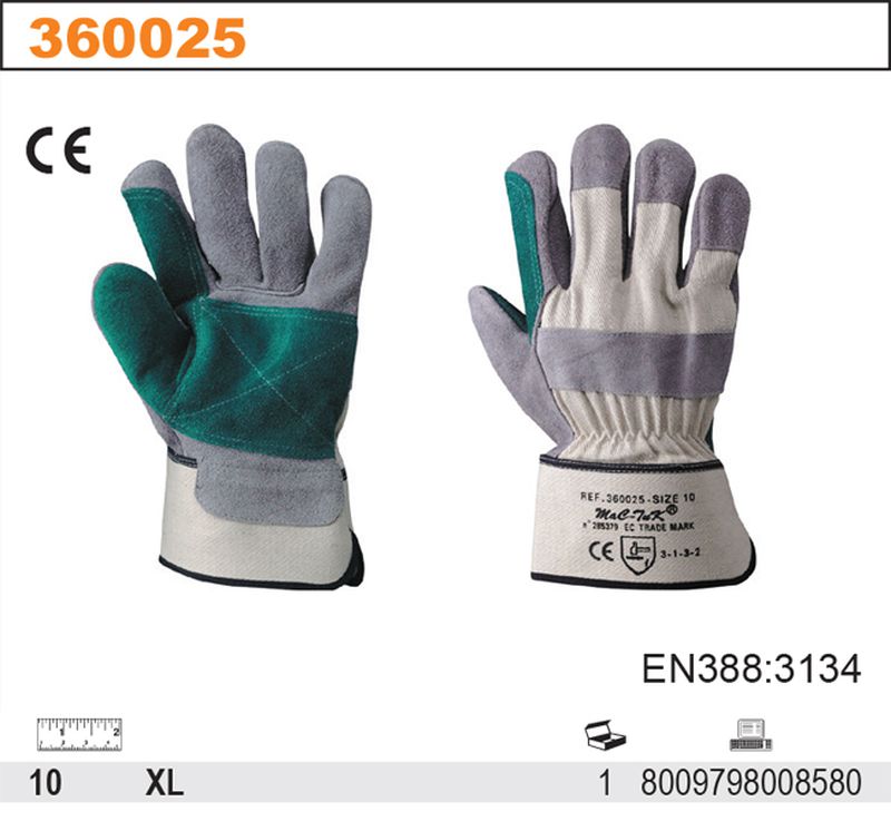 Rękawice robocze 32TOP r.10/XL powlekane, wytrzymałe, antypoślizgowe | 360025/10