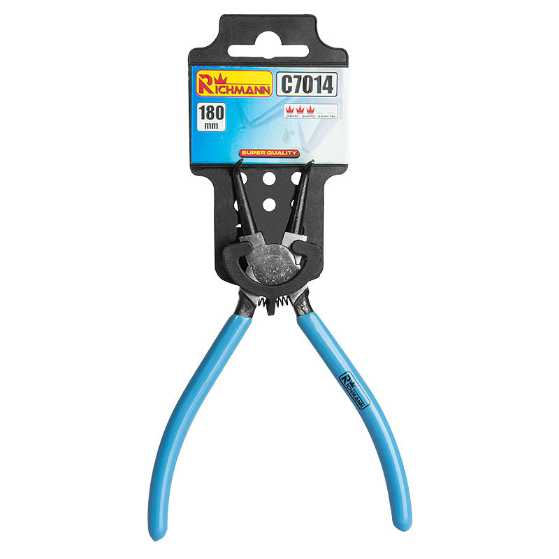 Szczypce seegera wygięte, wewnętrzne 180mm | C7014 - Centrum Techniczne Gałązka