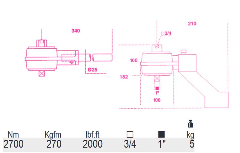 Wzmacniacz dynamometryczny 2700nm 5,1:1 | 560/C4+