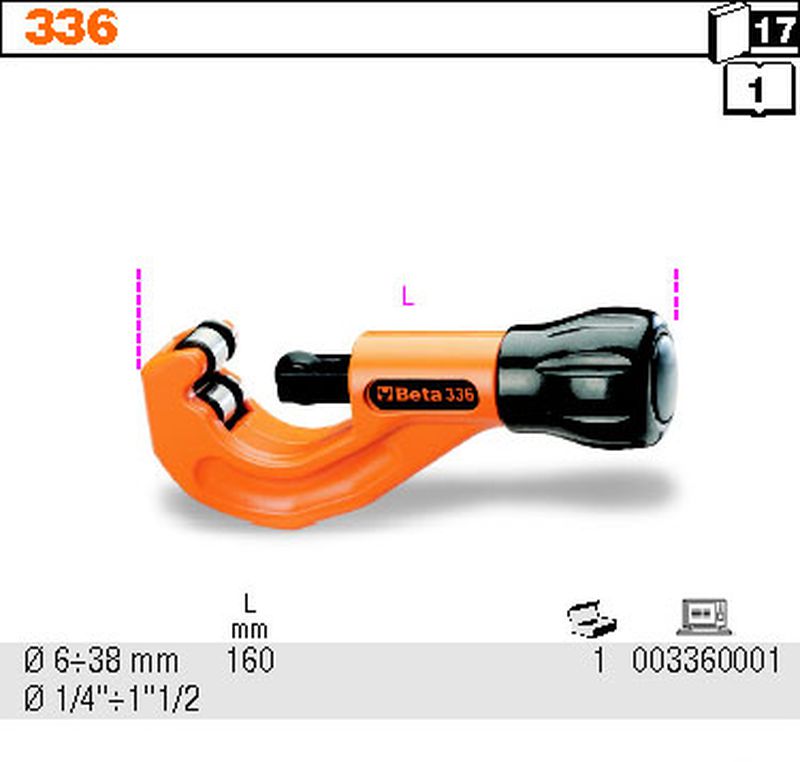 Obcinak do rur miedzianych fi.6-38mm | 336 - Centrum Techniczne Gałązka
