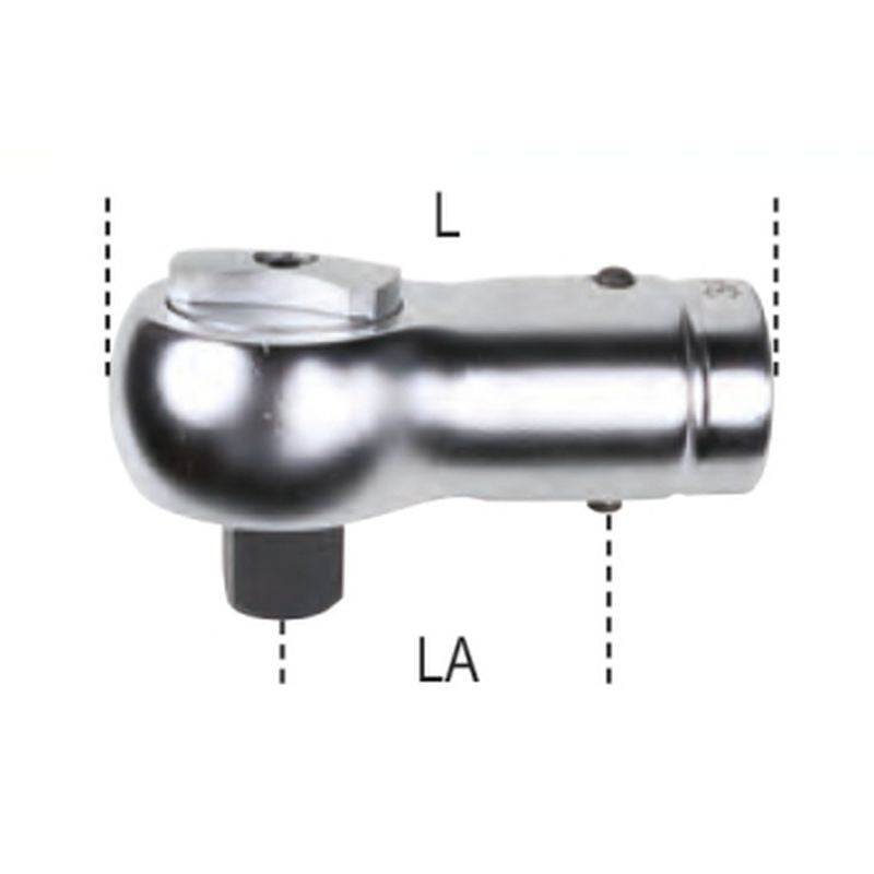 Głowica 3/4" z dwukierunkową grzechotką zabierak okrągły 22mm | 622/3/4