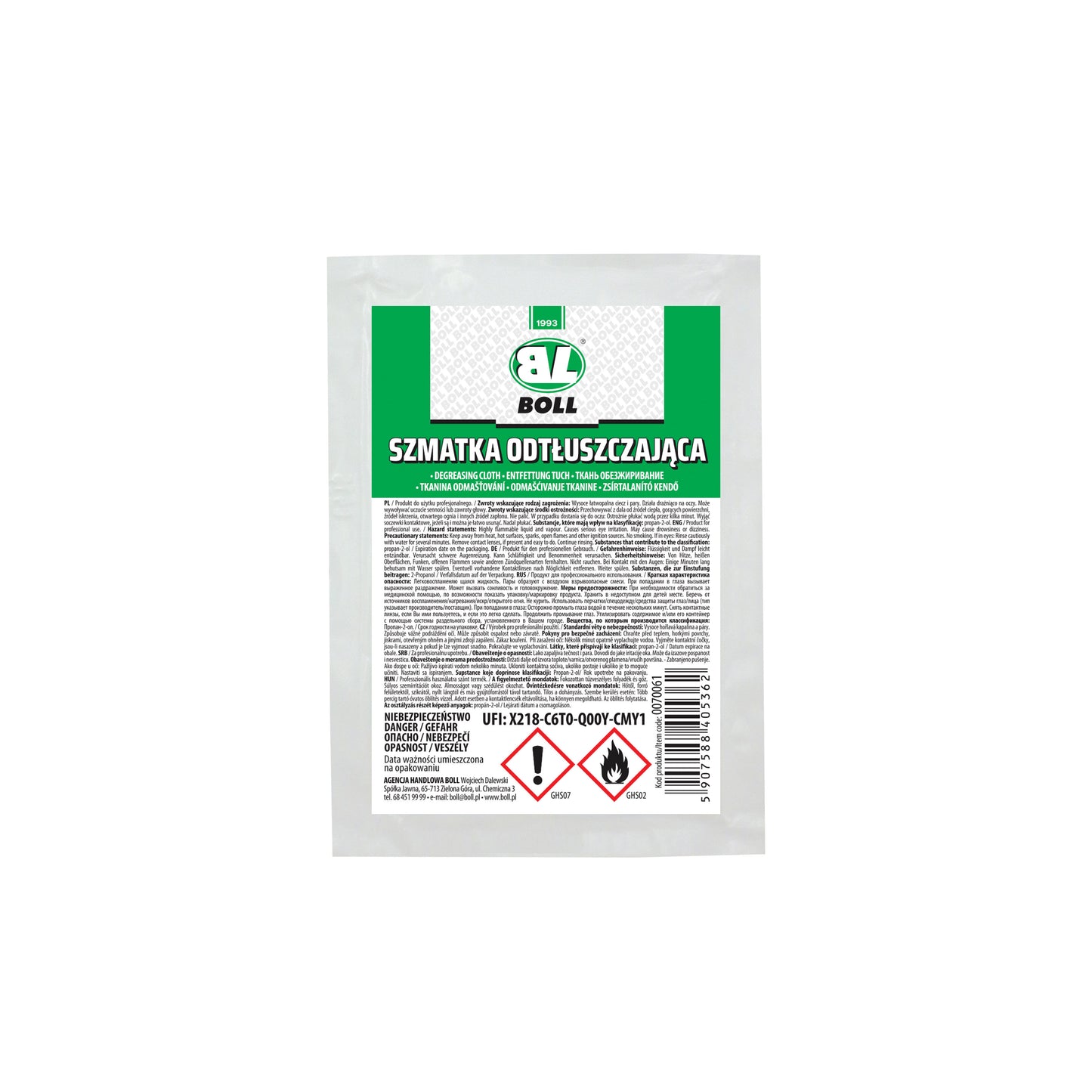 Szmatka odtłuszczająca | 0070061 - Centrum Techniczne Gałązka