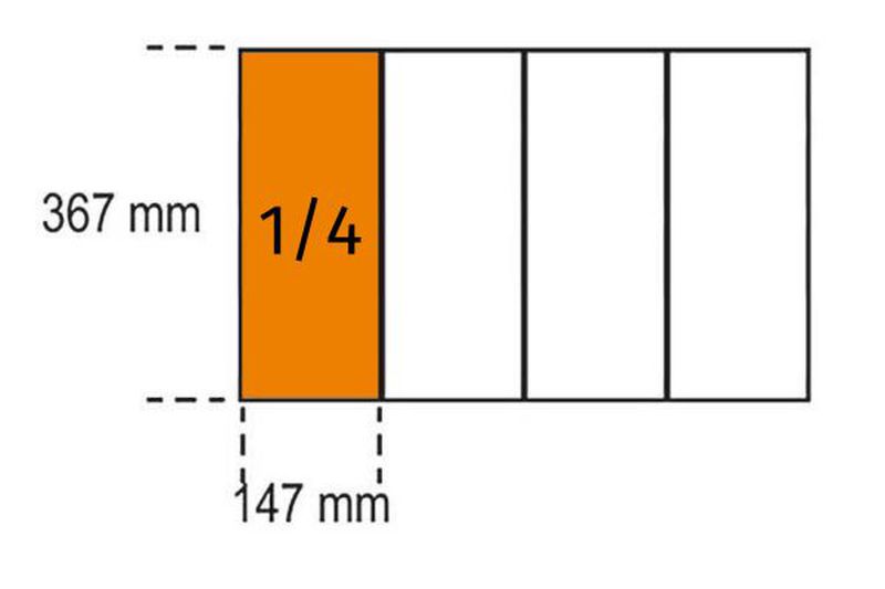 Komplet kluczy oczkowych odsadzonych 7 szt. we wkładzie z tworzywa sztucznego | 2424/T40