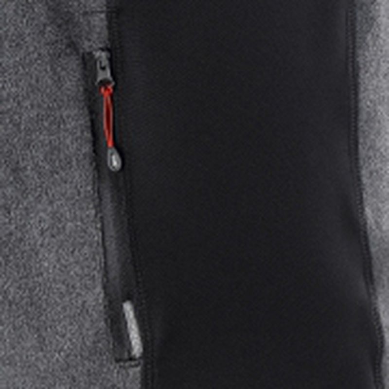 Męska kurtka polarowa CORK ciemnoszara M – wygodna i ciepła bluza outdoor| 455054/M