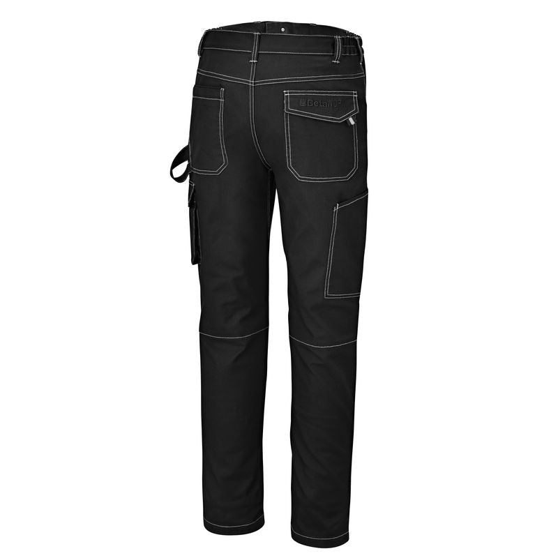 Czarne spodnie robocze stretch 7880SC XL – wygoda i swoboda ruchu podczas pracy | 7880SC/XL