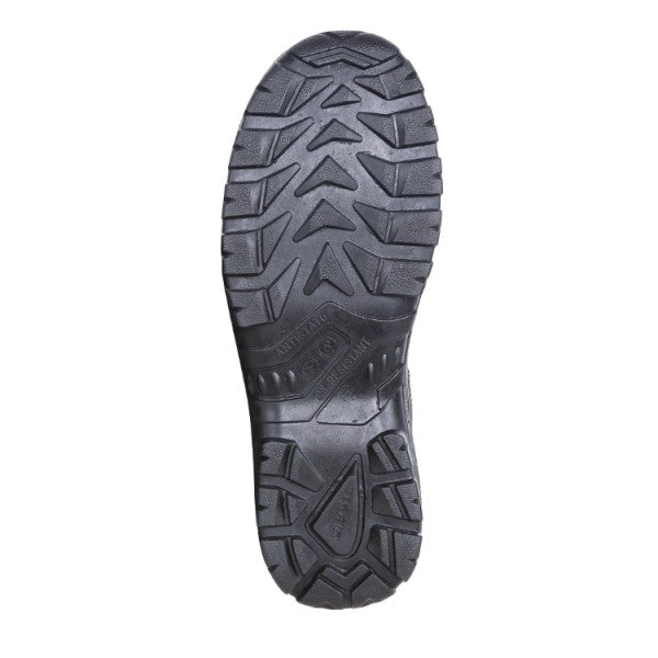 Trzewiki bezpieczne z wodoodpornego nubuku ze wstawkami z siateczki 7239B - Centrum Techniczne Gałązka