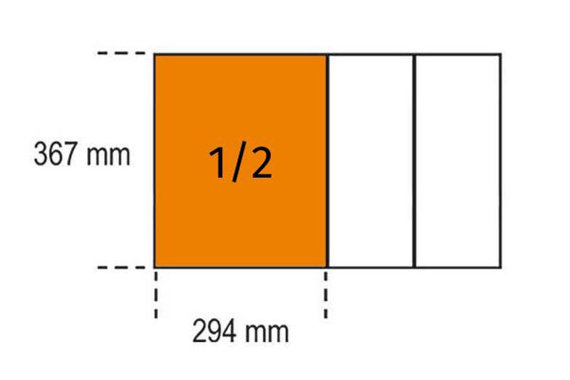 Komplet kluczy nasadowych z grzechotką 1/2" 24 szt. w wkładzie profilowanym | 2424/T83