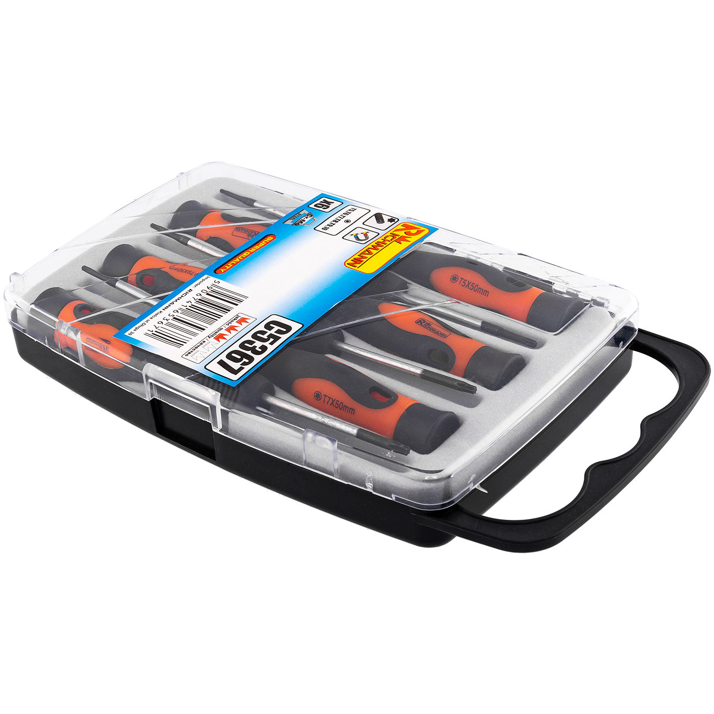 Wkrętaki torx mini 6 elementów | C5367 - Centrum Techniczne Gałązka