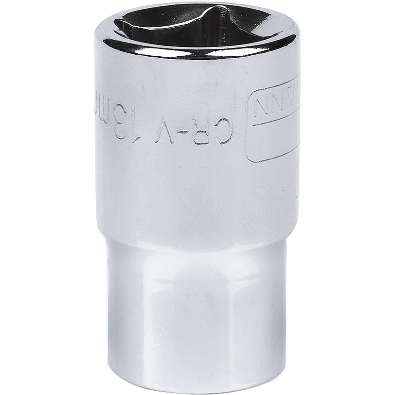 Zestaw narzędziowy 25 el. 1/2" nasadki 12-kątne niebieska walizka | C4552