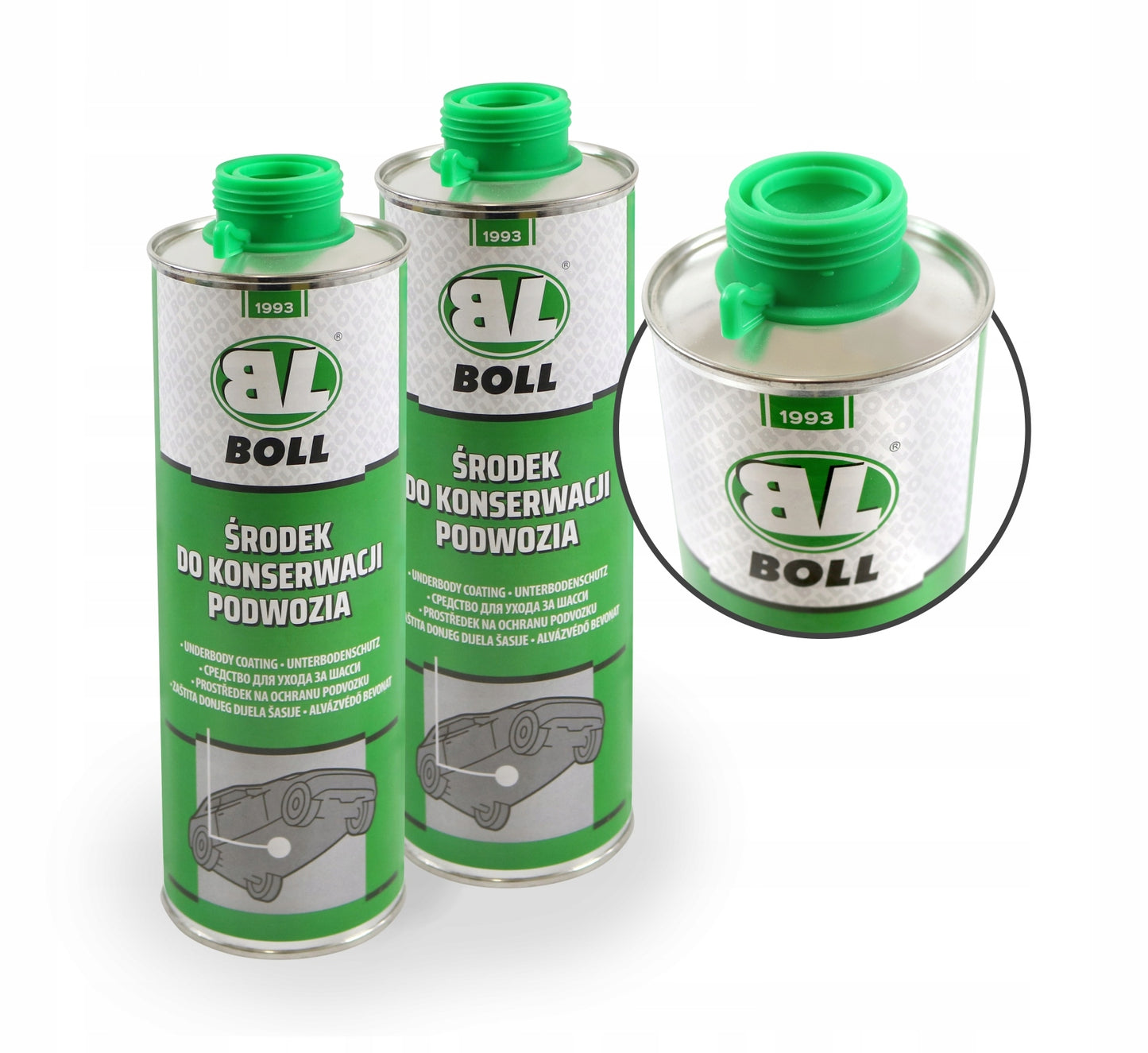 Środek do konserwacji podwozia baranek czarny 2L | 333/20