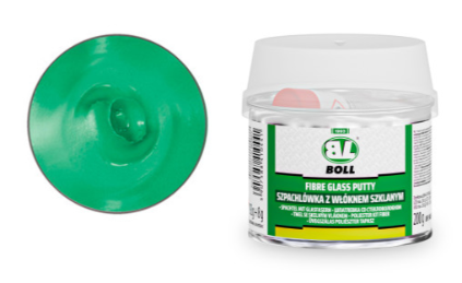 Szpachlówka z włóknem szklanym 1 kg wyjątkowo wytrzymała do napraw powierzchni metalowych | 0020082