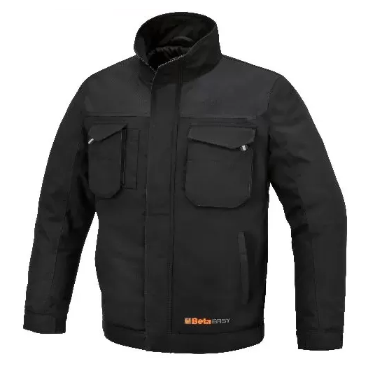 Kurtka robocza ocieplana czarna B.EASY r. XS – ciepła i wygodna odzież do pracy w chłodne dni | 7904N/XS