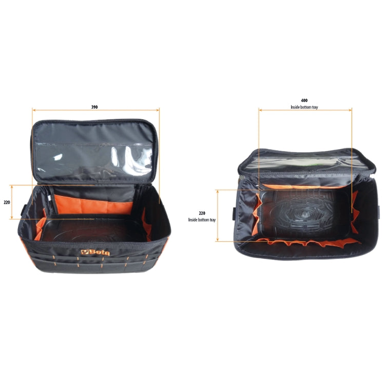 Torba narzędziowa z tkaniny, bez narzędzi | 2111/C11