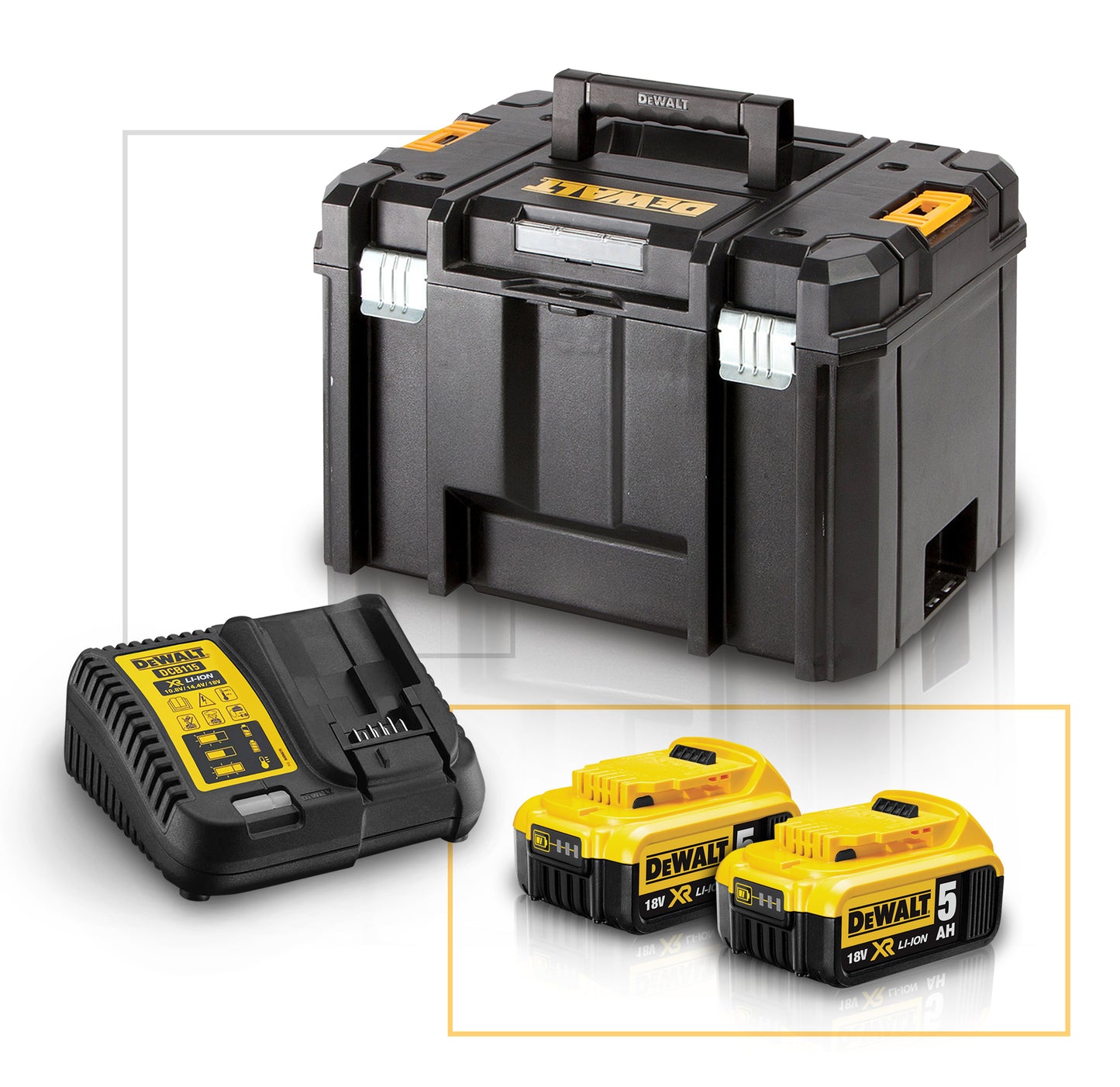 ZESTAW NARZĘDZI 3SZT 2x5Ah DCK383P2T | DCK383P2T