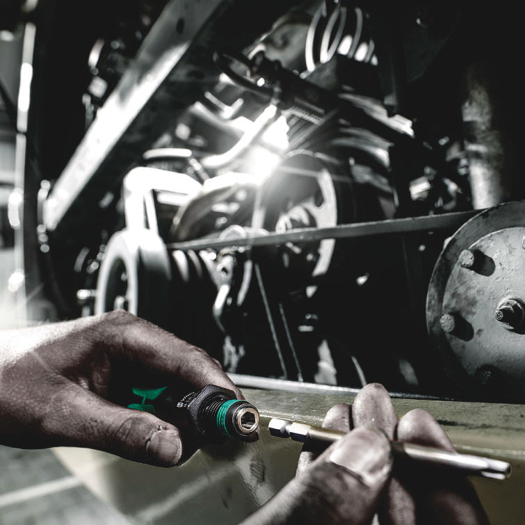 Rękojeść z uchwytem i bitami wbudowany magazynek na bity Kraftform Kompakt 22 z etui | 05051023001